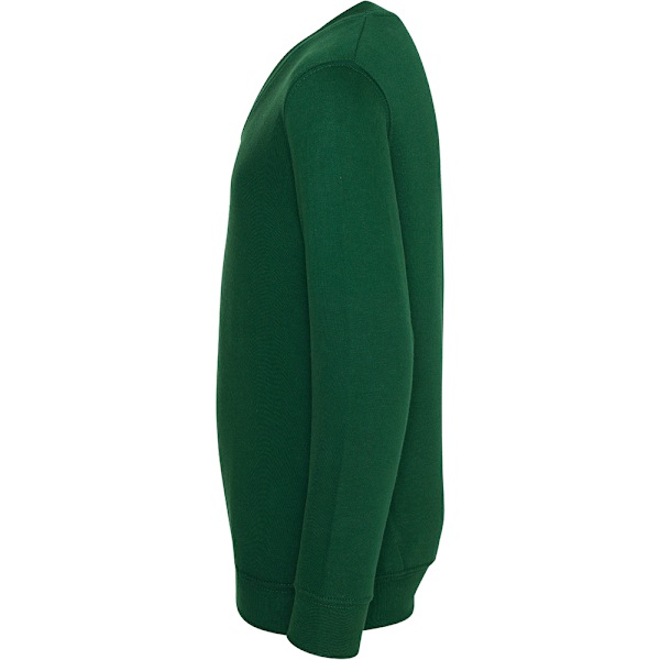 AWDis Academy Barn/Barn Junior V-halsad Skoltröja/Sweatshirt Green 7-8 Years