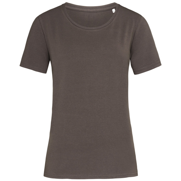 Stedman Dam/Kvinnor Stjärnor T-shirt L Mörk Choklad Brun Dark Chocolate Brown L