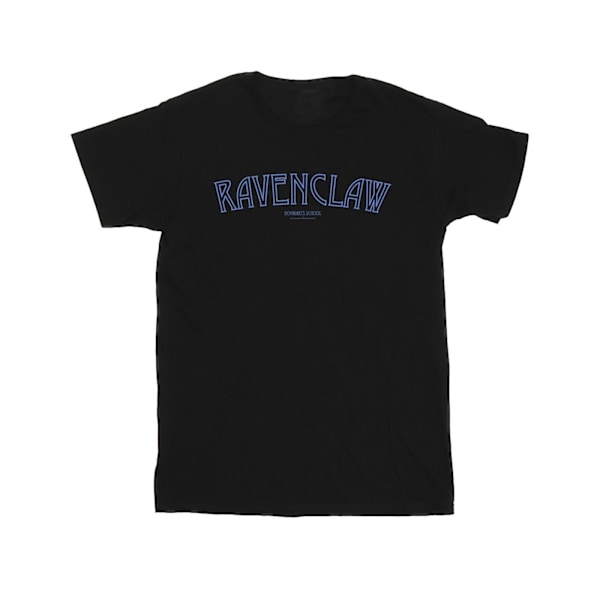 Harry Potter T-shirt för flickor med Ravenclaw-logotyp, bomull, 7-8 år, svart Black 7-8 Years