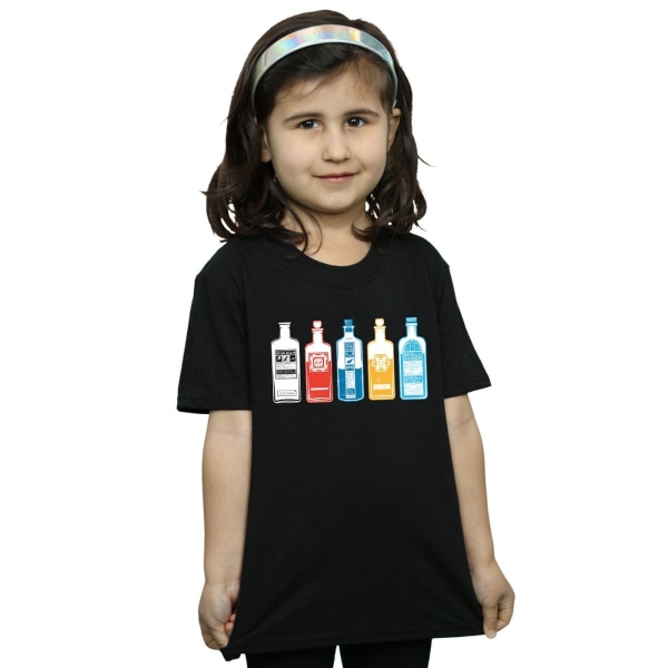 Fantastic Beasts Girls Potion Collection T-shirt i bomull 9-11 Ye Black 9-11 Years