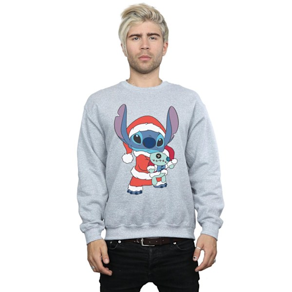 Disney Herr Lilo And Stitch Stitch Jultröja XL Spor Sports Grey XL