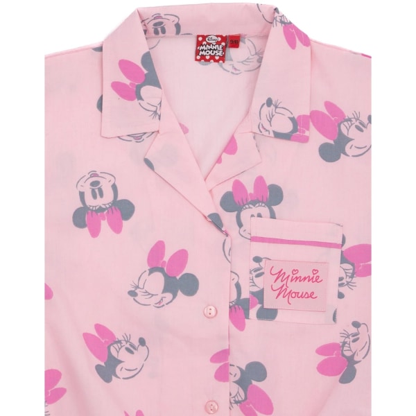Disney Girls Minnie Mouse Kortärmad Pyjamas Set 10-11 år Pink 10-11 Years