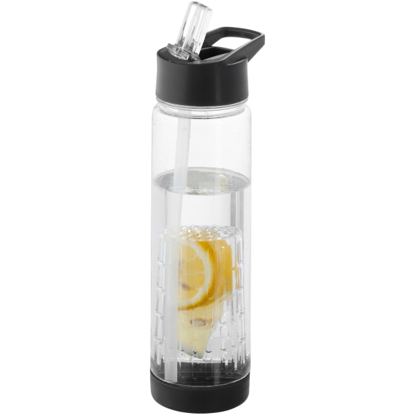 Bullet Tutti Frutti Flaska Med Infuser 25,9 x 7,1 cm Transparera Transparent/Black 25.9 x 7.1 cm