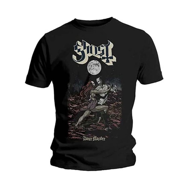 Ghost Unisex Adult Dance Macabre T-Shirt XXL Svart Black XXL