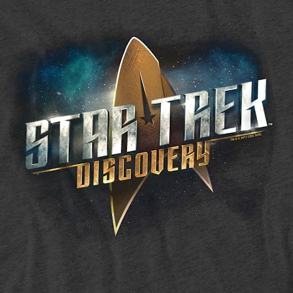 Star Trek: Discovery Unisex Vuxen Logo T-Shirt M Gråmelerad Charcoal M
