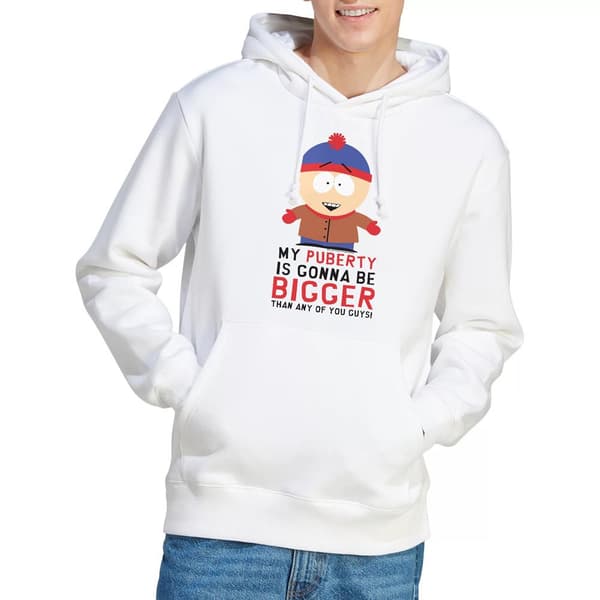 South Park Herr Puberty Hoodie S Vit White S