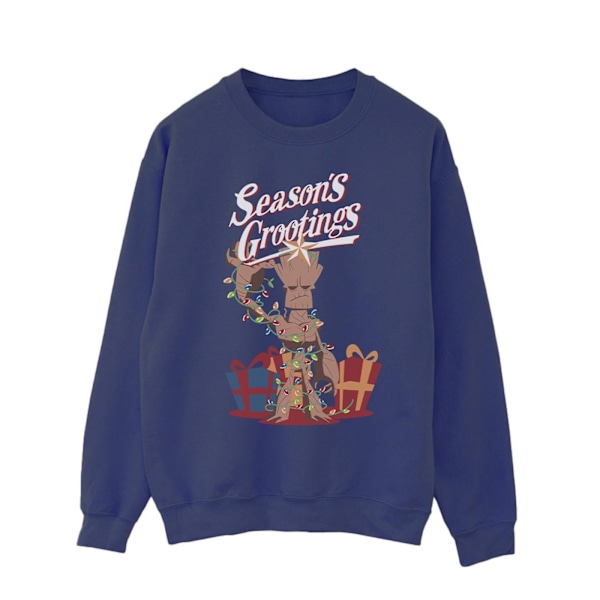 Marvel Mens Marvel Comics Groot Season´s Grootings Sweatshirt X Navy Blue XXL