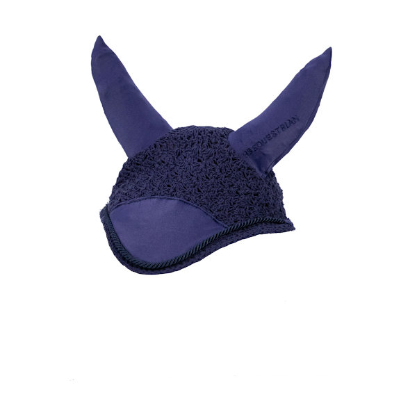Hy Deluxe Horse Fly Veil Full Navy Navy Full