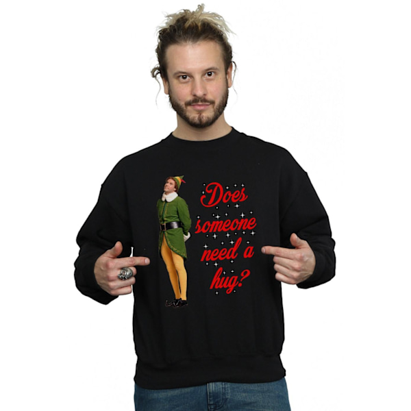 Elf Herr Hug Buddy Sweatshirt 3XL Svart Black 3XL