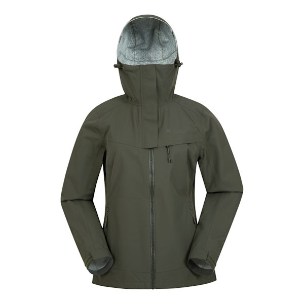 Mountain Warehouse Dam/Damer Arlberg 2.5-lagers vattentät jacka Dark Khaki 10 UK