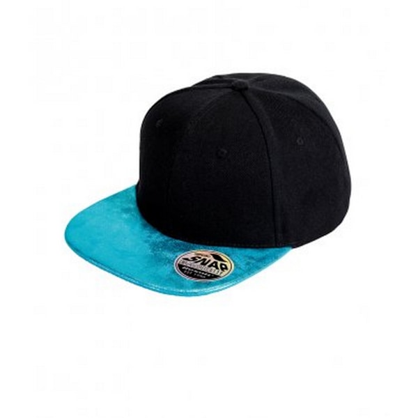 Result Bronx Glitter Snapback Cap One Size Svart/Turkos Black/Turquoise One Size