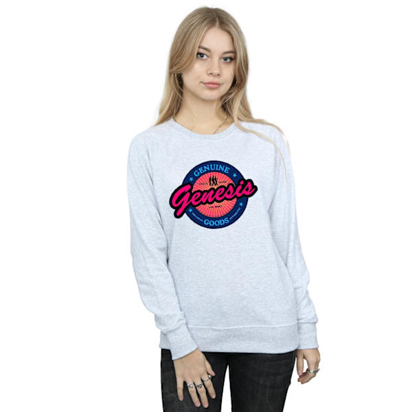 Genesis Dam/Kvinnor Neon Logo Sweatshirt M Heather Grey Heather Grey M