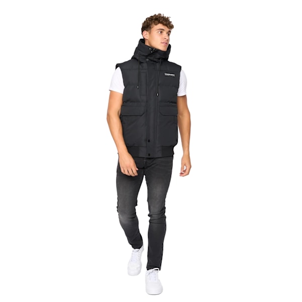 Crosshatch Milwaka Väst för Män M Svart Black M
