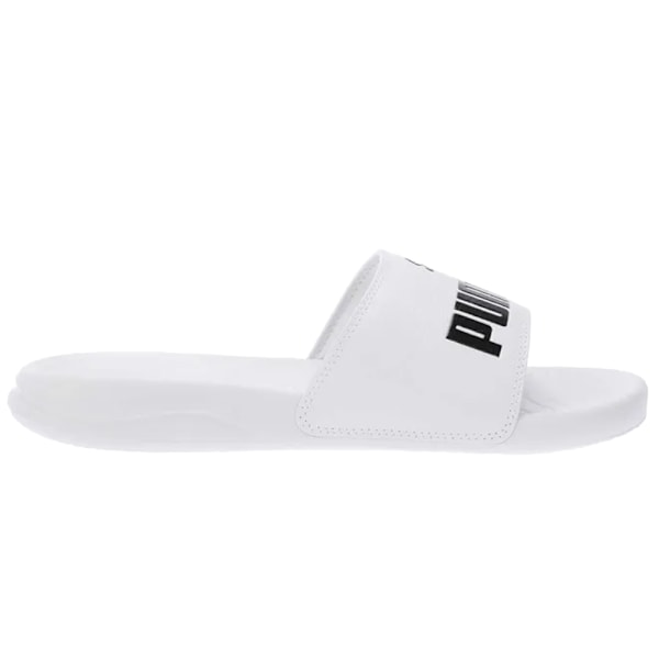 Puma Unisex Vuxen Popcat Logo Tofflor 7 UK Vit White 7 UK