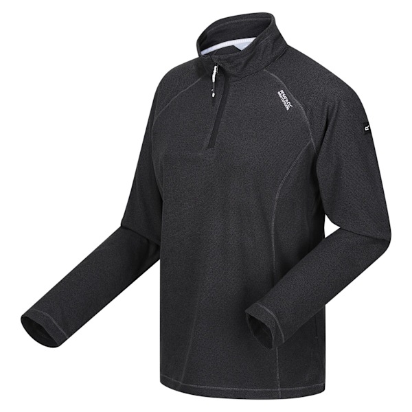 Regatta Great Outdoors Dam/Kvinnor Montes Halv Zip Fleece Top Black/Seal Grey 18 UK