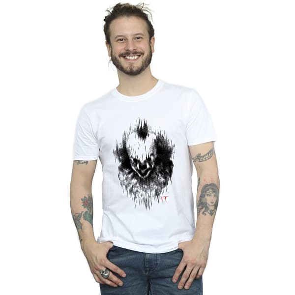 It Herr Pennywise Blur Bomulls T-shirt M Vit White M