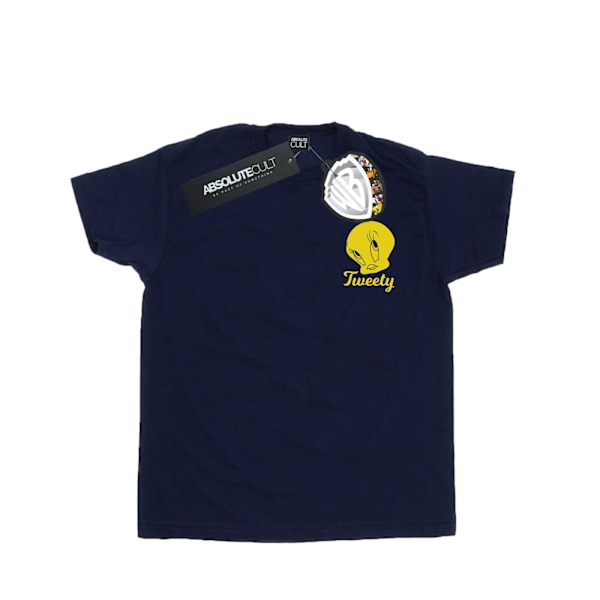 Looney Tunes Tweety Pie Huvud T-shirt S Marinblå Navy Blue S