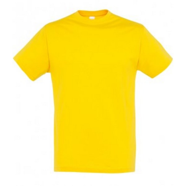 SOLS Regent kortärmad t-shirt för män L Djupsvart Deep Black L