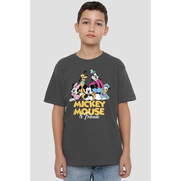Disney Barn/Barn Mickey Mouse Vänner T-shirt 3-4 År Ch Charcoal 3-4 Years