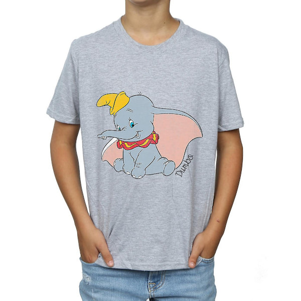 Dumbo Boys Classic T-Shirt 12-13 år Sportgrå Sports Grey 12-13 Years