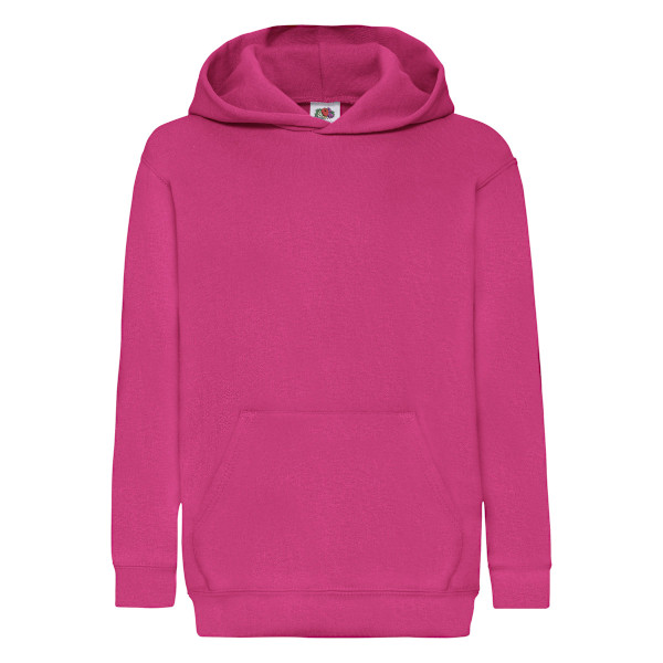 Fruit Of The Loom Unisex Hoodie för Barn / Huvtröja 5 Fuchsia 5-6