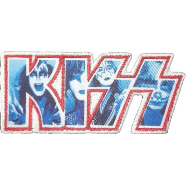 Kiss Logo Infill Patch One Size Blå/Vit/Röd Blue/White/Red One Size