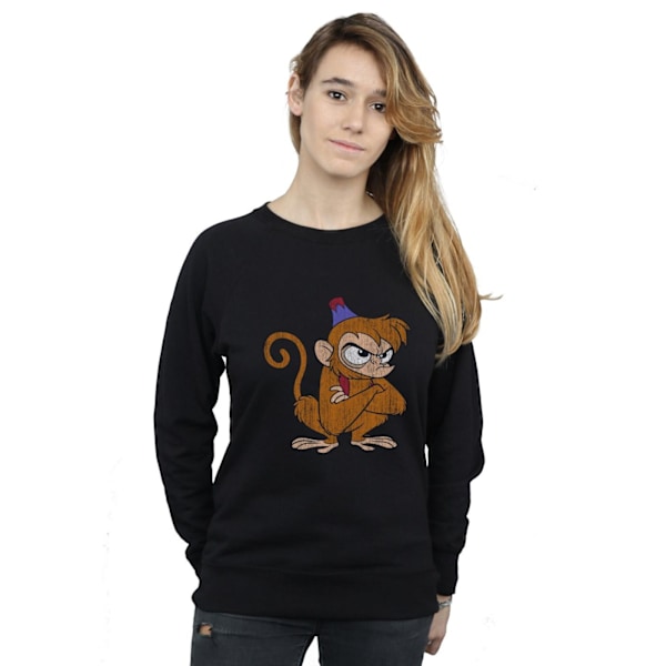 Disney Dam/Kvinnor Aladdin Classic Angry Abu Sweatshirt S Bla Black S