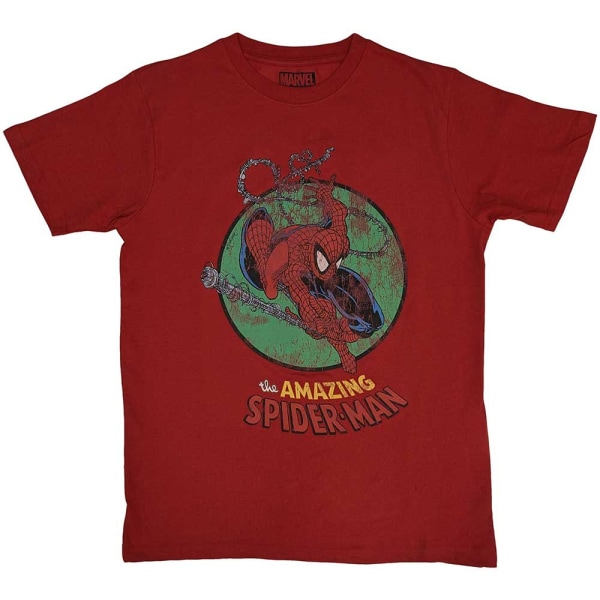The Amazing Spider-Man Unisex Adult Web T-Shirt XL Röd Red XL