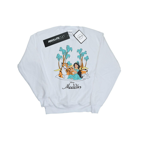 Disney Dam/Dam Aladdin Jasmine Abu Rajah Strandtröja White S