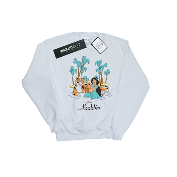 Disney Dam/Kvinnor Aladdin Jasmine Abu Rajah Strandtröja White XXL