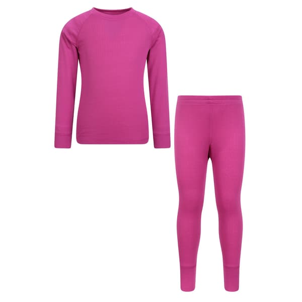 Mountain Warehouse Barn/Barn Talus Enfärgad Underställ Set 11 Bright Pink 11-12 Years
