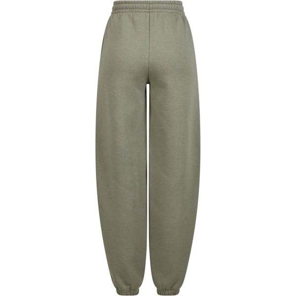 Build Your Brand Dam/Kvinnor Fluffiga Mjukisbyxor 4XL Ljus Oliv Pale Olive 4XL