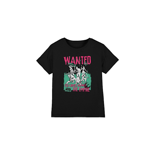 Star Wars Barn/Kids Wanted Rebels T-Shirt 9-10 År Svart Black 9-10 Years