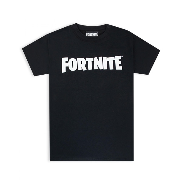 Fortnite Boys Logo T-Shirt 15-16 år Svart Black 15-16 Years