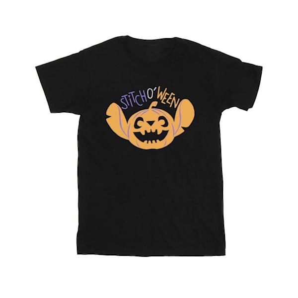 Lilo & Stitch Herr Stitch O Ween Bomulls T-shirt 5XL Svart Black 5XL