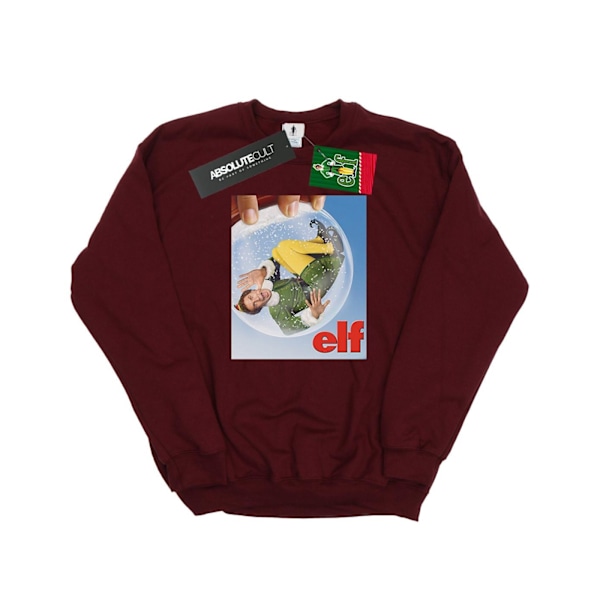 Elf Dam/Damer Snöglob Affisch Sweatshirt XL Bourgogne Burgundy XL