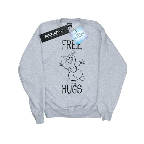 Disney Herr Frozen Olaf Kramar Sweatshirt M Sports Grey Sports Grey M