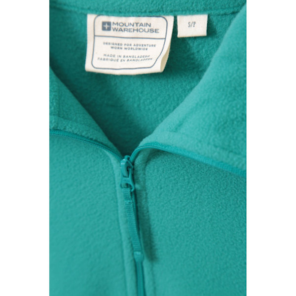 Mountain Warehouse Dam Camber II Fleece Top L Teal för Kvinnor Teal L