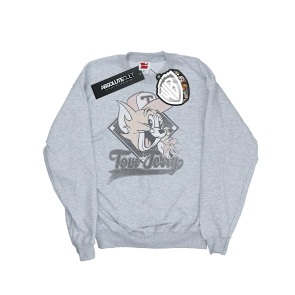 Tom And Jerry Herr Basebollkeps Sweatshirt XXL Sports Grey Sports Grey XXL