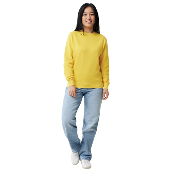 Iqoniq Unisex Vuxen Etosha Återvunnen Bomull Lätt Sweatshirt Yellow XS