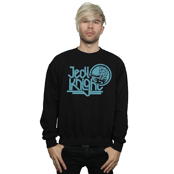 Star Wars Mens Clone Wars Jedi Knight Ahsoka Sweatshirt 5XL Svart Black 5XL