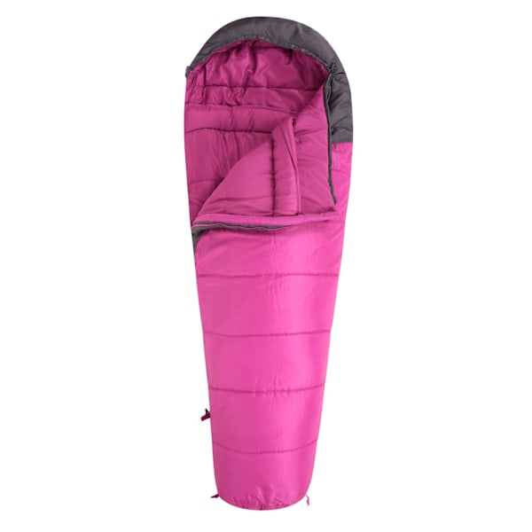 Mountain Warehouse Summit 250 Vänster Dragkedja Mumie Sovsäck 215cm Fuchsia/Black 215cm