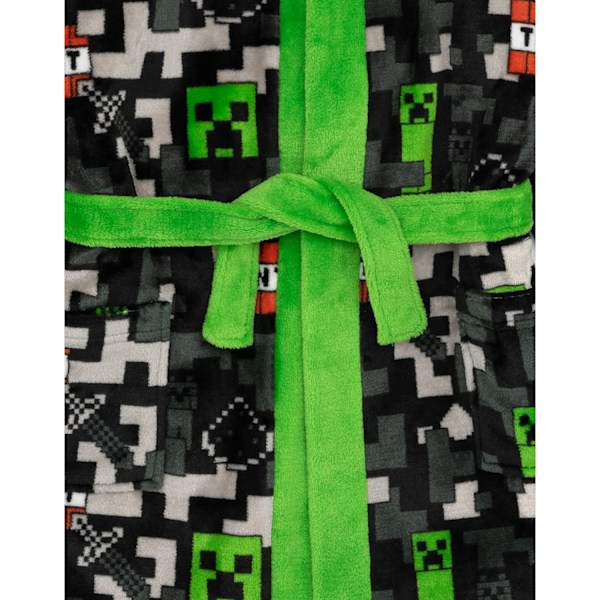 Minecraft Pojkar Creeper TNT Badrock 11-12 År Svart/Grön Black/Green/Grey 11-12 Years