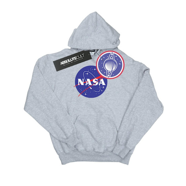 NASA Classic Insignia Logo Hoodie S Sports Grey för män Sports Grey S