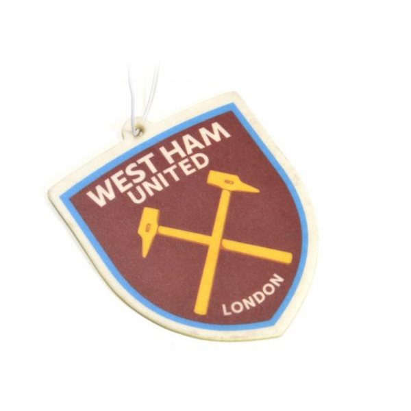West Ham United FC Crest Luftfräschare One Size Claret Red/Blue Claret Red/Blue/Yellow One Size