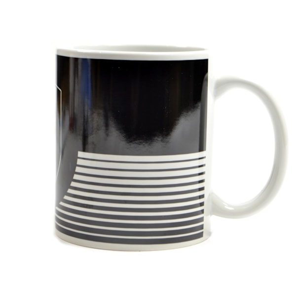 Fulham FC Crest Mug En Storlek Svart/Vit Black/White One Size