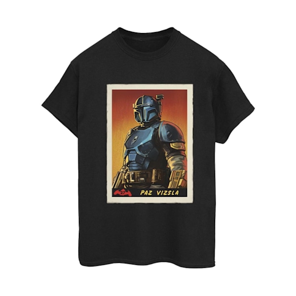 Star Wars Dam/Damer The Mandalorian Paz Vizla Kort Bomull B Black S