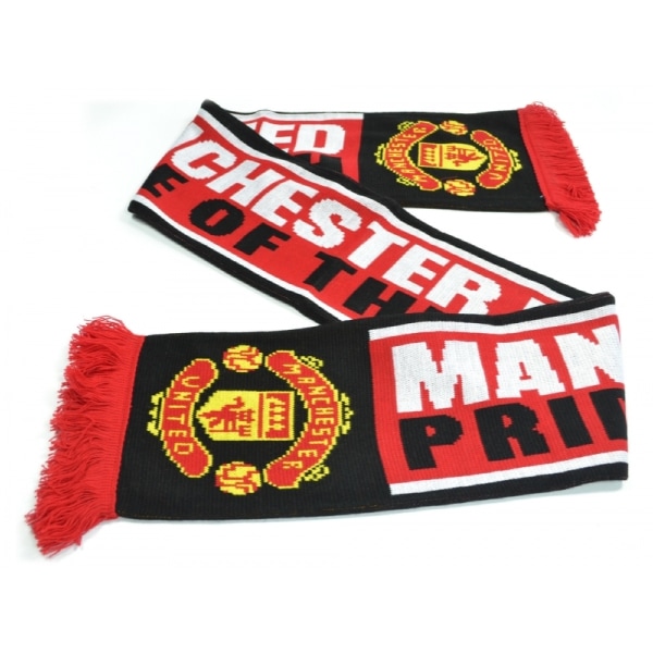 Manchester United FC Unisex Adults Pride Of The North Scarf One Red/Black One Size