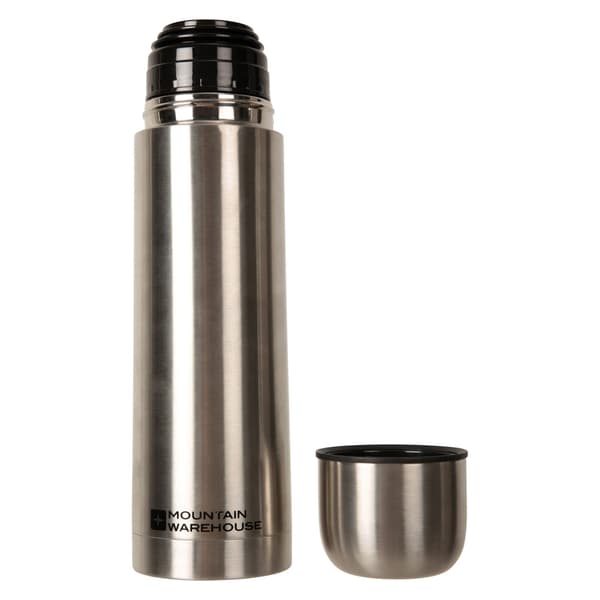 Mountain Warehouse Logotyp Rostfri Stål 500ml Flaska One Size Si Silver One Size