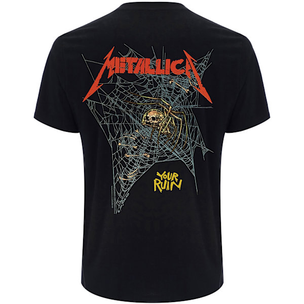 Metallica Unisex Adult Ruin/Struggle Bomull T-shirt M Svart Black M